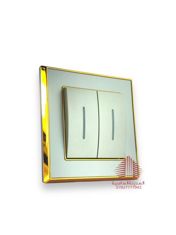 سويج 2 خط كريمي مذهب كلاسك