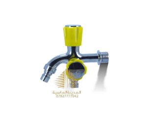 حنفيه 2 خط هوز جانبي يده بلاستك