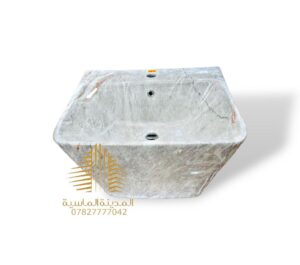مغسله تعليك مرمري مربعه