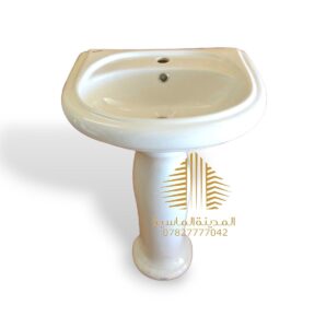 مغسله ابيض وسط