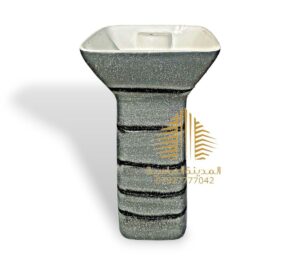 مغسله مزهريه مربعه قطعه وحده