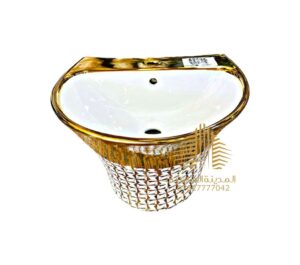 مغسله تعليك ذهبي