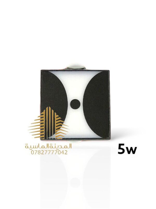 براكيت لد مطري اسود مربع ديكور
