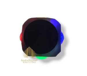 موجه جداري رباعي ملون